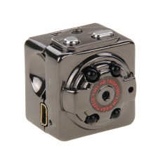 SQ8 Full HD 1080p 30fps Pieszeń cyfrowy rejestrator wideo kamera kamera ultra-mini metalowa DV z IR Nocnym widzeniem, wykrywanie ruchu wspornika