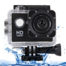 A7 HD 1080p 2,0 hüvelykes LCD képernyőn megjelenő sportkamera vízálló tokkal, 30 m vízálló (fekete)