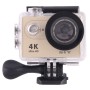H9 4K Ultra HD1080P 12MP 2 inch LCD Screen WiFi Sports Camera, 170 Degrees Wide Angle Lens, 30m Waterproof(Gold)