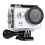 H9 4K Ultra HD1080P 12MP 2インチLCDスクリーンWiFiスポーツカメラ、170度広角レンズ、30M防水（銀）