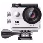 H9 4K Ultra HD1080P 12MP 2 инчов LCD екран WiFi Sports Camera, 170 градуса с широк ъгъл, 30 m водоустойчив (бял)