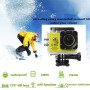SJ7000 Full HD 1080p 2,0 hüvelykes LCD képernyőn Novatek 96655 WiFi Sports Kamera kamera vízálló tokkal, 170 fokos HD széles látószögű lencse, 30 méteres vízálló (kék)