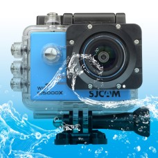 SJCAM SJ5000X WiFi Ultra HD 2K 2,0 tuuman LCD -urheilukameraa vedenpitävällä kotelolla, 170 astetta laajakulmalinssi, 30 m vedenpitävä (sininen)