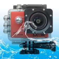 SJCAM SJ5000X WIFI ULTRA HD 2K 2.0インチLCDスポーツカムコーダー、防水ケース、170度広角レンズ、30M防水（赤）