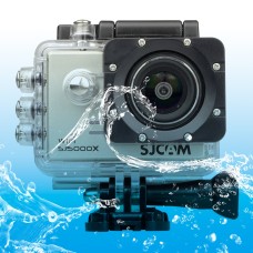SJCAM SJ5000X WiFi Ultra HD 2K 2,0 -дюймовая ЖК -дисплей спортивная видеокамера с водонепроницаемым корпусом, широкоугольная линза 170 градусов, 30 -метровая водонепроницаемая (серебро)
