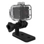 SQ12 Full HD 1080p Mini מצלמת פעולה מצלמת וידיאו עם מארז דיור אטום למים, זווית רחבה של 155 מעלות, תמיכה בראיית לילה / גילוי תנועה (שחור)