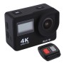 S300 HD 4K WIFI 12.0MP带遥控器的运动摄像头和30m防水外壳，2.0英寸LTPS触摸屏 + 0.66英寸前显示器，GeneralPlus 4248，170度A广角镜（黑色）