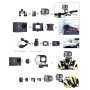 Q3H מסך 2.0 אינץ 'wifi ספורט פעולה מצלמת מצלמת מצלמת דיור אטומה למים, AllWinner V3, 170 מעלות זווית רחבה (שחור)