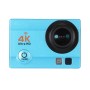 Q3H 2,0 tum skärm WiFi Sport Action Camera -videokamera med vattentätt bostadsfodral, Allwinner V3, 170 grader vid vinkel (blå)