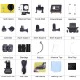 Q3H 2.0インチスクリーンWiFiスポーツアクションカメラカメコオーダー水プルーフハウジングケース、AllWinner V3、170度広角（黄色）