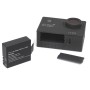 H16 1080p hordozható WiFi vízálló sportkamera, 2,0 hüvelykes képernyő, Generalplus 4248, 170 A+ fokos széles látószögű lencse, támogató TF kártya (fekete)