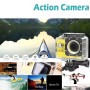 H16 1080pポータブルWiFi防水スポーツカメラ、2.0インチスクリーン、GeneralPlus 4248、170 A+ degrees広角レンズ、サポートTFカード（金）