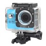 H16 1080p Przenośna wodoodporna kamera sportowa Wi -Fi, ekran 2,0 -calowy, GeneralPlus 4248, 170 A+ stopnie szerokości kątu, karta wspornika TF (niebieska)