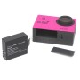 H16 1080p Přenosná vodotěsná sportovní kamera WiFi, 2,0 palcová obrazovka, GeneralPlus 4248, 170 A+ stupně širokoúhlý objektiv, podpora TF karta (purpurová)