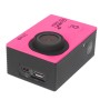H16 1080p Portable WiFi Waterproof Sport Camera, 2,0 tum skärm, GeneralPlus 4248, 170 A+ grader vidvinkellins, Support TF -kort (Magenta)