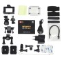 H16 1080p Portable WiFi Waterproof Sport Camera, 2,0 tum skärm, GeneralPlus 4248, 170 A+ grader vid vinkellins, Support TF -kort (silver)