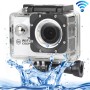 H16 1080pポータブルWiFi防水スポーツカメラ、2.0インチスクリーン、一般的なプラス4248、170 A+ degrees広角レンズ、サポートTFカード（白）