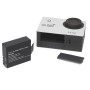 H16 1080p Portable WiFi Waterproof Sport Camera, 2,0 tum skärm, GeneralPlus 4248, 170 A+ grader vid vinkellins, Support TF -kort (vit)