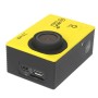 H16 1080p Преносим WiFi Waterprow Sport Camera, 2.0 инчов екран, Generalplus 4248, 170 A+ градуса с широк ъгъл на обектив, поддържаща TF карта (жълта)
