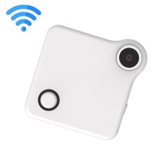 C1 P2P HD 720p Wearable WiFi IP -kamera med magnetklipp, Support Voice Recorder / Motion Detection / WiFi Remote Control (White)