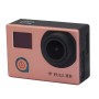 F88BR 4K Portable WiFi étanche de caméra Starvision Sport avec télécommande, LED de 0,66 pouce et LCD de 2,0 pouces, objectif grand angle de 170 degrés, carte TF PARD / HDMI (rose)