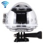 360 stupňů zkušeností s ryby FHD 2440p WiFi DV 8,0 MP Panoramatická videokamera s vodotěsným pouzdrem