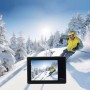 F80 4K WIFI נייד WiFi מצלמת ספורט StarVision StarVision, מסך 2.0 אינץ ', Novatek 96660, עדשת זווית רחבה של 170 מעלות, תומך בכרטיס TF / HDMI (כסף)