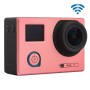 F88 4K Портативний Wi -Fi Водонепроникний спортивний камера Gralvision Sport, 0,66 -дюймовий світлодіодний та 2,0 -дюймовий РК -дисплей, Novatek 96660, 170 градусів ширококутний об'єктив, підтримка картки TF / HDMI (рожевий)