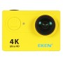 EKEN H9R Ultra HD  4K WiFi Sport Camera with Remote Control & Waterproof Case, Ambarella A12S75, 2.0 inch LCD Screen, 170 Degree Wide Angle 6G+1IR Lens(Yellow)