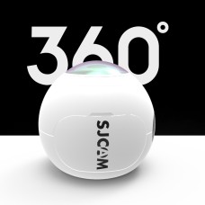 SJCAM SJ360 Sports DV מצלמת דגים עין עין 12.0MP HD WI-FI מצלמה פנורמית, NOVATEK 96660, חיישן CMOS 2K Sony, 220 מעלות נוף זווית רחבה (לבן)