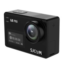 SJCAM SJ8 PRO 4K 2.33 אינץ 'מסך מגע 12 MP WIFI מצלמת וידיאו ספורט עם מארז אטום למים, אמברלה H22 S85, עדשת זווית רחבה של 170 מעלות, 30 מ' אטומה למים (שחור)