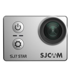 SJCAM SJ7 Star本地4K 2.0英寸触摸屏16.0MP WiFi运动摄录机，带防水盒，Ambarella A12S75程序，166度广角镜，30m防水（银）