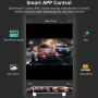 Ordro EP5 WiFi App Live Video Smart Headen szerelt sportkamera távirányítóval (fekete)