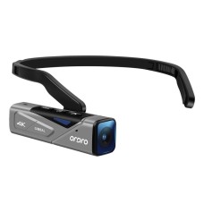 Ordro EP7 4K头部安装自动焦点现场视频智能运动摄像头，样式：无遥控器（银色黑色）