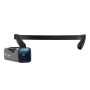 ORDRO EP7 4K HEAD-szerelt auto fókusz élő videó intelligens sportkamera, stílus: távirányítóval (ezüst fekete)