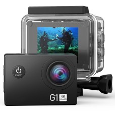 G1 4K 16 millions de pixels Caméra de sport avec boîtier étanche WiFi Temote Contrôle DV 2,0 pouces 170 A + grand angle