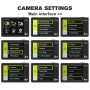 Eken H5S più 2,0 pollici di azione touch screen fotocamera HD 4K 30fps EIS con chip Ambarella A12 all'interno di 30 m impermeabile