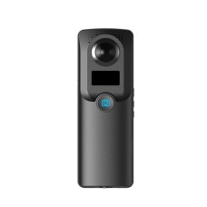 Ijoyer ZD-A3 4K 220度双眼镜摄像机摄像机360度WiFi实时拍摄袋VR视频运动动作全景摄像头（银灰色）