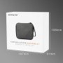 Sunnylife DJI-LM54 Преносима диамантена текстура PU кожена чанта за съхранение на DJI Osmo Mobile 3, размер: 19.5 cm x 18.5 cm x 7.7cm