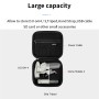 STARTRC 1109770 Hordozható PU bőr tároló táska szállító tok DJI OM4 / OSMO Mobile 3, Méret: 20 cm x 18 cm x 6,5 cm (fekete)