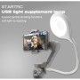Startrc Live Broadcast Flex USB-LED-Fotografie Selbst-Timer-Licht für DJI Mobile 3 (weiß)