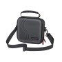 startrc便携式PU皮革储物袋携带DJI OM 5，尺寸：20厘米x 18厘米x 6.5厘米（黑色）