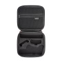 startrc便携式PU皮革储物袋携带DJI OM 5，尺寸：20厘米x 18厘米x 6.5厘米（黑色）