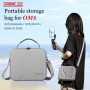 Para DJI OSMO Mobile 6 StarTrc portátil a prueba de amortiguación PU Bag (gris oscuro)