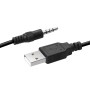 RCGEEK 3.5 mm Jack a USB 2.0 Cable de carga para DJI OSMO Mobile, Longitud: 95 cm