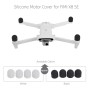 Sunnylife XMI13 Motor Protection Cover Silicone Sleeve Motor Dustproof Anti-drop Cover for Xiaomi FIMI X8 SE Drone(Black)
