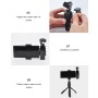 Startrc 1107089 Fixe Extension Mobile Phone Clip -Halterung + Stativ -Selfie -Teleskopstange Set für Xiaomi Fimi Palm Kamera