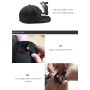Startrc ბეისბოლის ქუდი j-hook buckle mount & screw for xiaomi fimi palm 4k gimbal კამერა (შავი)