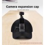 כובע בייסבול של Startrc עם הרכבה של אבזם וו-בורג עבור מצלמת Xiaomi Fimi Palm 4K Gimbal (שחור)