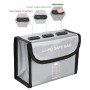 RCSTQ for FIMI X8 Mini Drone 2 x Batteries Li-Po Safe Explosion-proof Storage Bag (Silver)